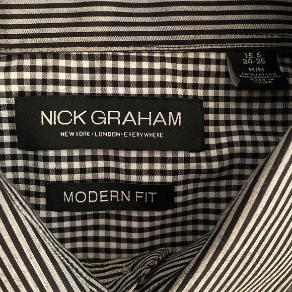 Nick Graham Flip Cuff Shirt Medium - Picture 5 of 6